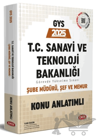 T.C. Sanayi ve Teknoloji Bakanlığı GYS Şube Müdürü - Şef - Memur Konu Anlatımlı