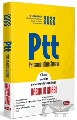 2022 PTT Personel Alım Sınavı Hazırlık Kitabı + Mülakat