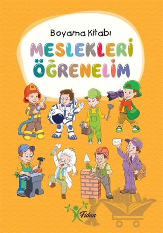 Meslekleri Öğrenelim - Boyama Kitabı