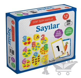 Sayılar 4 - 6 Yaş Dört İşlem Kartlar