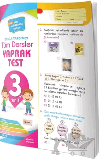 3. Sınıf Tüm Dersler Yaprak Test