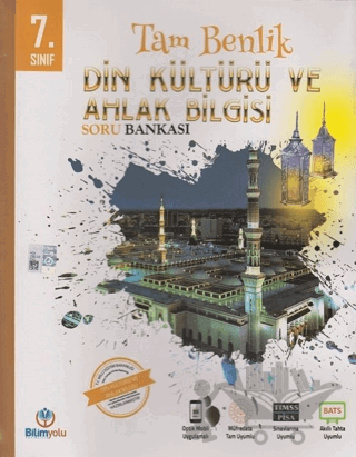 7. Sınıf Din Kültürü ve Ahlak Bilgisi Tam Benlik Soru Bankası