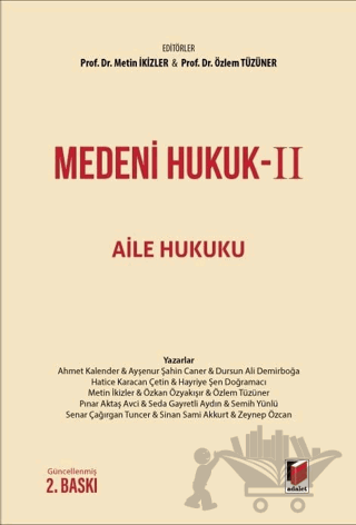 Medeni Hukuk-II Aile Hukuku