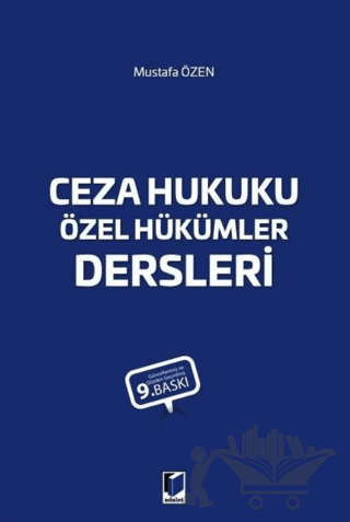 Ceza Hukuku Özel Hükümler Dersleri