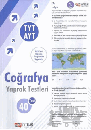 TYT AYT Coğrafya Yaprak Testleri