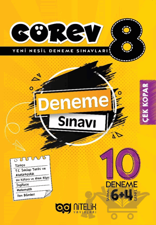 Nitelik 8. Sınıf Görev 8 Deneme