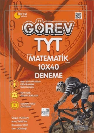Armada Görev YKS TYT Matematik Deneme Sınavı 10X40 Video Çözümlü