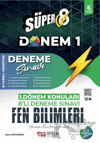 Süper 8 Fen Bilimleri 1.Dönem 8’li Deneme Sınavı