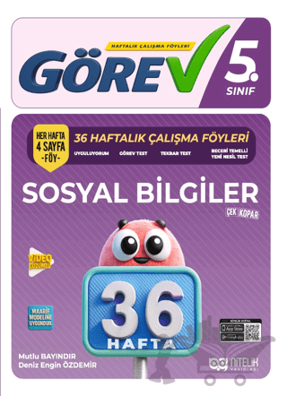 5. Sınıf Görev Sosyal Bilgiler 36 Hafta Çalışma Föyleri