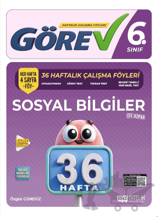 6. Sınıf Sosyal Bilgiler 36 Haftalık Çalışma Föyleri