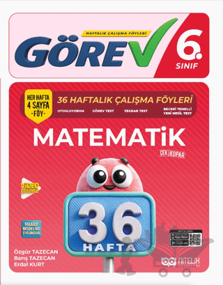 6. Sınıf Matematik Görev 36 Haftalık Çalışma Föyleri