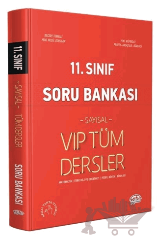 11. Sınıf Tüm Dersler Sayısal Soru Bankası Kırmızı Kitap