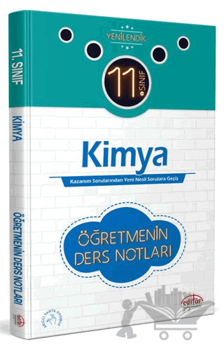 11. Sınıf Kimya Öğretmenin Ders Notları