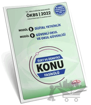 Uzman ve Başöğretmen Modül 8 Dijital Yetkinlik - Modül 9 Güvenli Okul ve Okul Güvenliği Özet ve Öğretici Konu Fasikülü