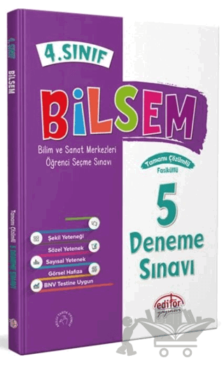 4. Sınıf Bilsem Çözümlü 5 Deneme Sınavı -
