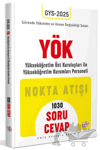 Yükseköğretim Kurumu (YÖK) GYS Nokta Atışı Soru-Cevap
