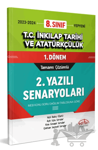 8. Sınıf T.C. İnkılap Tarihi ve Atatürkçülük 1. Dönem Ortak Sınavı 2. Yazılı Senaryoları Tamamı Çözümlü