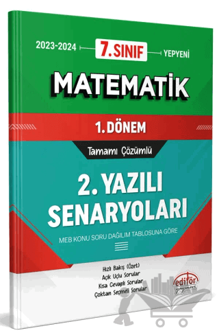 7. Sınıf Matematik 1. Dönem Ortak Sınavı 2. Yazılı Senaryoları Tamamı Çözümlü