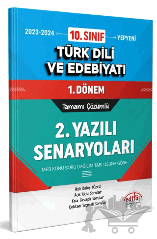 10. Sınıf Türk Dili ve Edebiyatı 1. Dönem Ortak Sınavı 2. Yazılı Senaryoları Tamamı Çözümlü