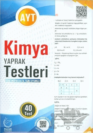 Palme Yaprak Test YKS AYT Kimya