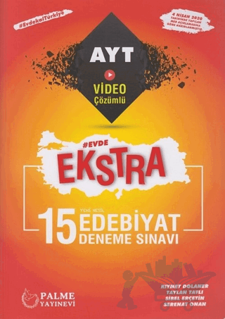 Palme YKS AYT Ekstra Edebiyat 15 Deneme Sınavı