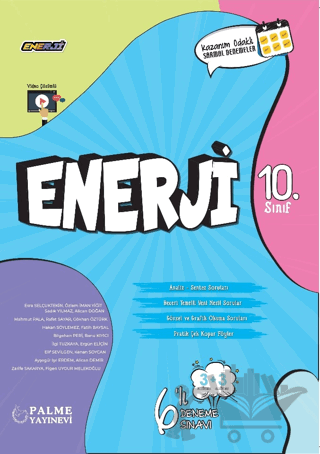 10. Sınıf Enerji 6'lı Deneme Sınavı Palme Yayıncılık