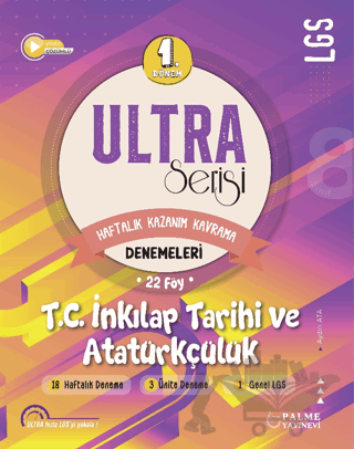 Ultra Serisi LGS 1. Dönem TC. İnkilap Tarihi Ve Atatürkçülük Denemeleri