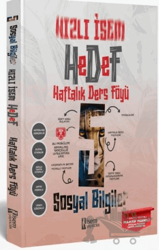 Hızlı İsem Hedef 5.Sınıf Sosyal Bilgiler Haftalık Ders Föyü