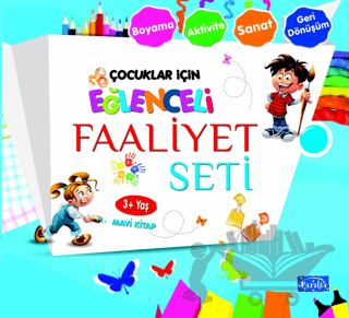 Eğlenceli Faaliyet Seti Mavi Kitap – 3 Yaş Üzeri