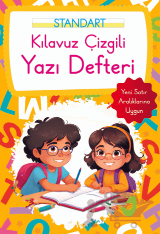 Kılavuz Çizgili Yazı Defteri Küçük Boy - Turuncu