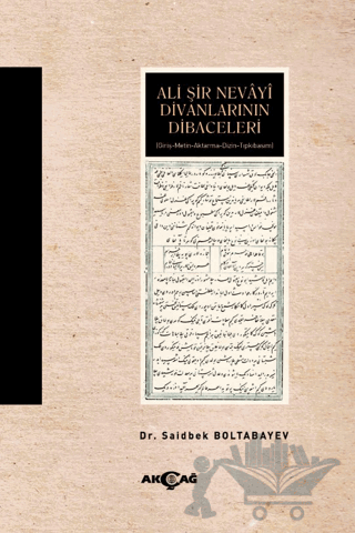 Ali Şir Nevayi Divanlarının Dibaceleri