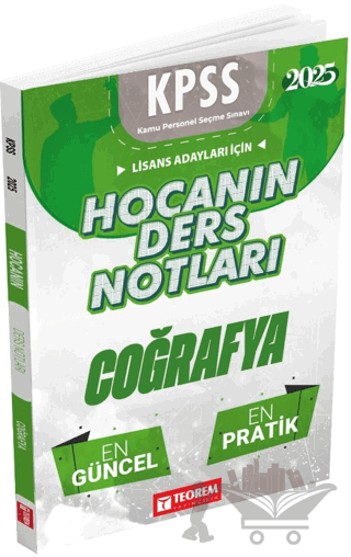 Hocanın Ders Notları Coğrafya