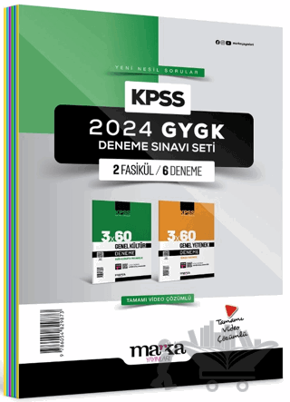 2025 KPSS Genel Yetenek Genel Kültür Deneme Sınavı Seti 2 Fasikül 6 Deneme