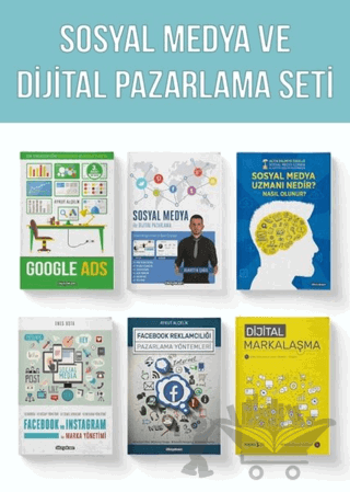 Sosyal Medya ve Dijital Pazarlama Seti (6 Kitap Takım)