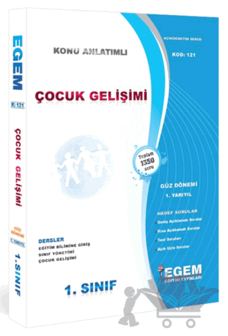1. Sınıf Çocuk Gelişimi Konu Anlatımlı Soru Bankası Güz Dönemi (1. Yarıyıl) (121)