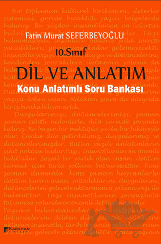 10. Sınıf Dil ve Anlatım Konu Anlatımlı Soru Bankası
