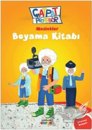 Meslekler Boyama Kitabı - Çatpat Profesör