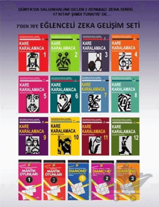 7’den 70’e Eğlenceli Zeka Gelişimi Seti (17 Kitap Takım)