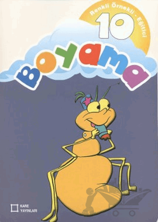 Renkli Örnekli Eğitici Boyama 10