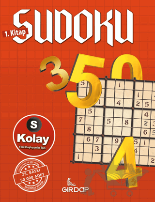 Sudoku 1. Kitap - Kolay (Yeni Başlayanlar İçin)