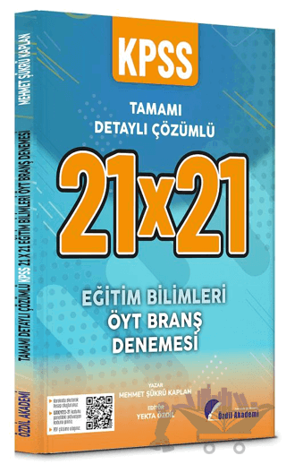 KPSS Eğitim Bilimleri Öğretim Yöntem Teknikleri 21x21 Deneme PDF Çözümlü