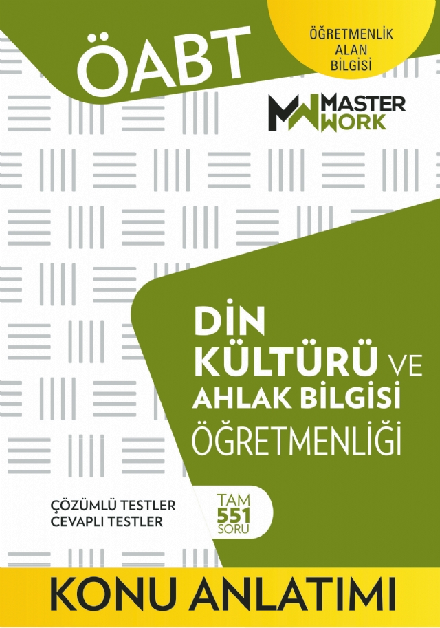 ÖABT - DİN KÜLTÜRÜ VE AHLAK BİLGİSİ ÖĞRETMENLİĞİ - Konu Anlatımı