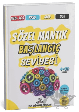2025 MEB-AGS KPSS ALES DGS Sözel Mantık Başlangıç Seviyesi 4x30 Tamamı Video Çözümlü Deneme Sınavı