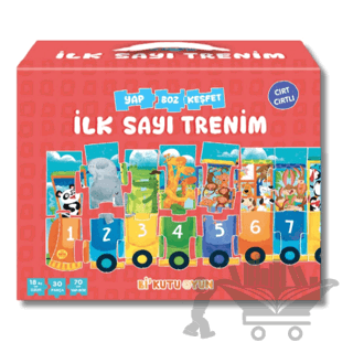 İlk Sayı Trenim - Cırt Cırtlı Yapboz ve Kitap Seti