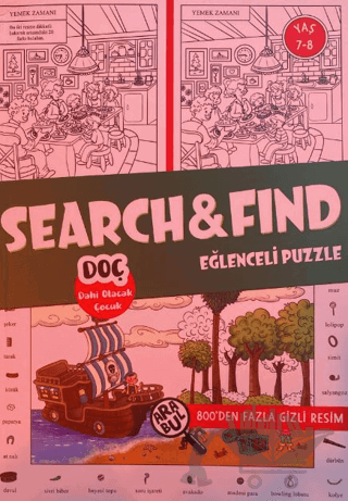Search & Find Eğlenceli Puzzle 7 - 8 Yaş