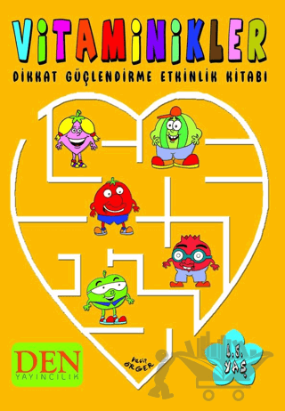 Vitaminikler/Dikkat Güçlendirme Etkinlik Kitabı