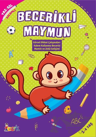 Becerikli Maymun - Yaz-Sil Kalemli
