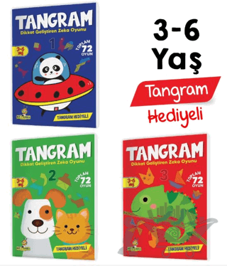 3-6 Yaş Tangram Dikkat Geliştirme Seti