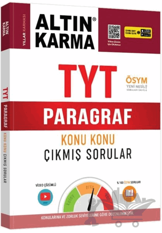 TYT Paragraf Konu Konu Çıkmış Sorular