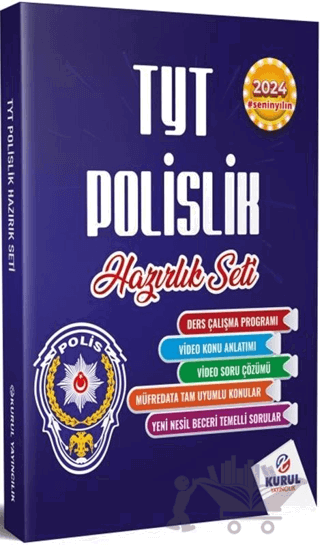 2024 TYT Polislik PMYO Tüm Dersler Konu Anlatımlı Hazırlık Seti